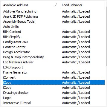 1. Additional modules list 