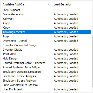 1. Additional modules list 