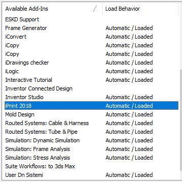 1. Additional modules list 